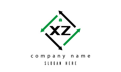 XZ creative real estate letter logo