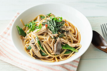 きのこの和風パスタ