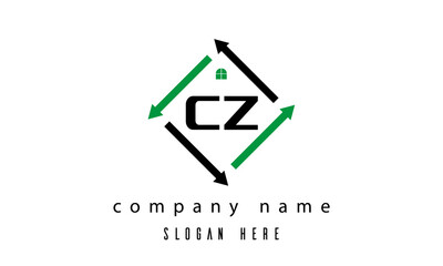 CZ creative real estate latter logo