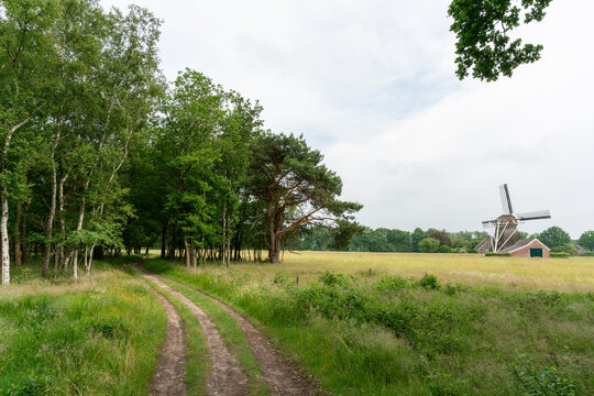Molen De Zwaluw in Oudemolen near Tynaarlo in The Netherlands.