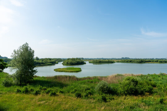View over the Amerongse Bovenpolder in Amerongen (Utrecht, The Netherlands)