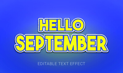 3D editable text effect design