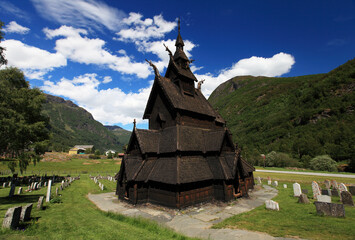 Heddal Stave Church (Heddal stavkirke) - wooden church, Norway