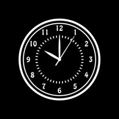 a simple watch or clock for your activities or activities, vektor, graphic