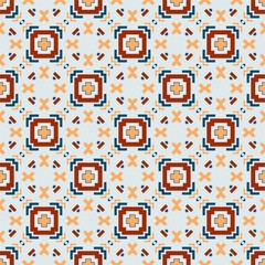 Modern pattern ornament. Abstract shape seamless design ready for print