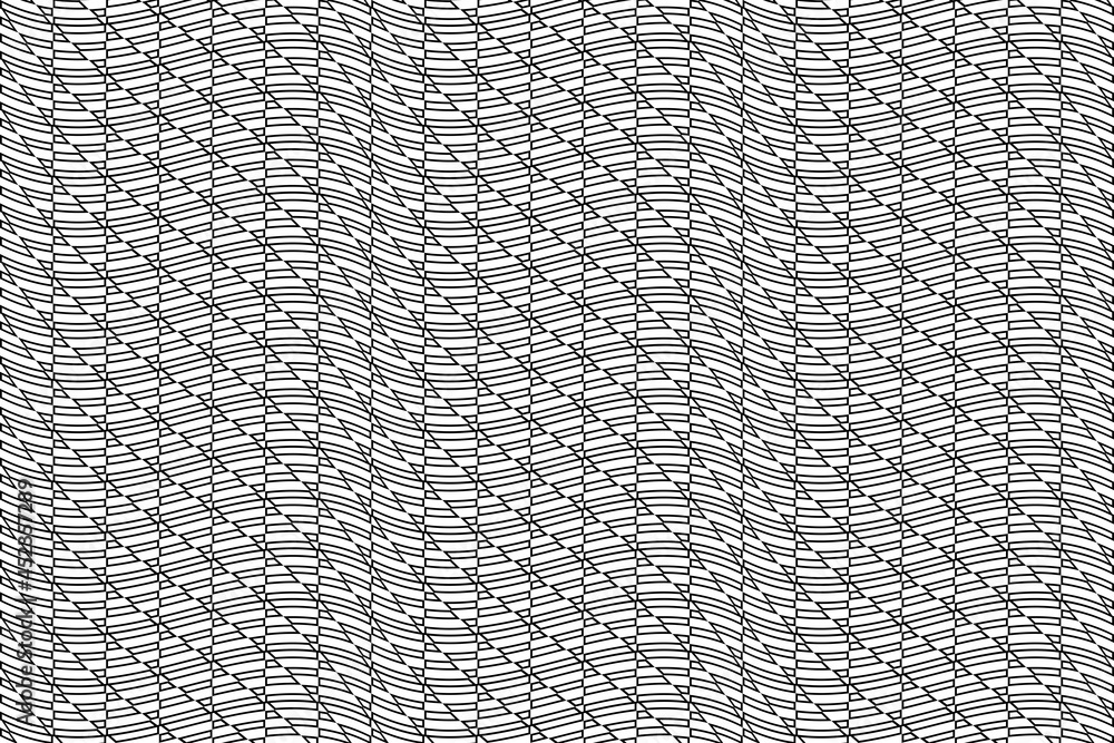 Poster  pattern background. Wavy pattern linear background. Creative repeating mosaic texture.