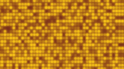 Abstract dot yellow orange color pattern gradient texture technology background.