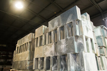 Industrial enterprise for the production of silicon carbide and abrasive materials