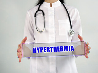  HYPERTHERMIA inscription on the page.