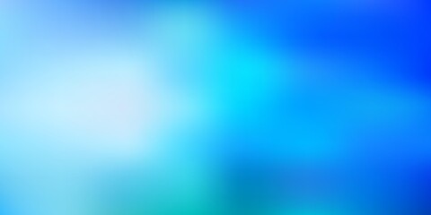 Fototapeta premium Light blue, green vector gradient blur pattern.