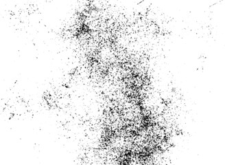 Grunge black and white pattern. Monochrome particles abstract texture. Background of cracks, scuffs, chips, stains, ink spots, lines. Dark design background surface.Grunge Texture Vector