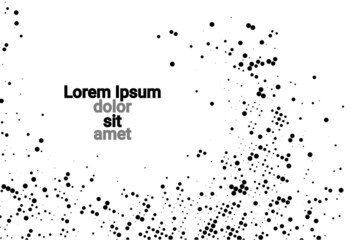 Halftone texture with dots. Vector. Modern background.