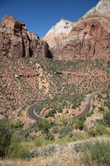road in Zion National Park