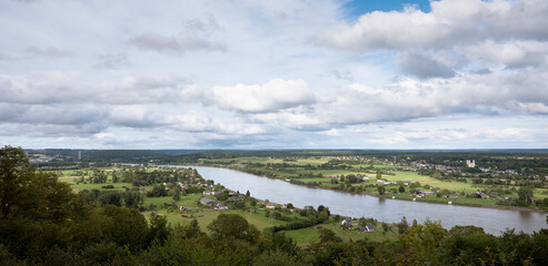 river seine in france between rouen and le havre