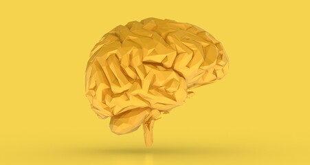 Human brain activity with plexus lines.. External cerebral connections in the frontal lobe.