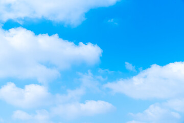 Clouds on blue sky in daylight