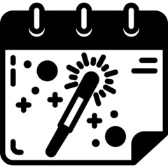 party solid line icon