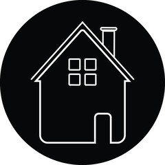 House Icon Set. House vector illustration symbol