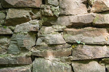 Seamless Texture Of Medieval Wall Of Stone Blocks