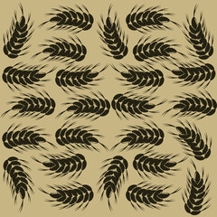 background of wheat ears