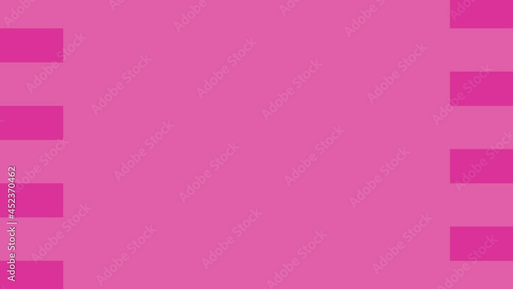 Aufkleber dynamic multicolor tiles in simple geometric pattern. flat design motion graphic animation in a seam
