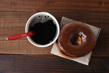 Coffee and Donuts Still Life
