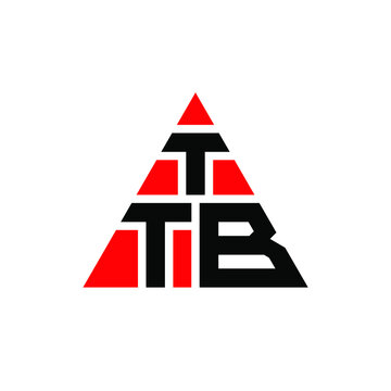 TTB triangle letter logo design with triangle shape. TTB triangle logo design monogram. TTB triangle vector logo template with red color. TTB triangular logo Simple, Elegant, and Luxurious Logo. TTB 