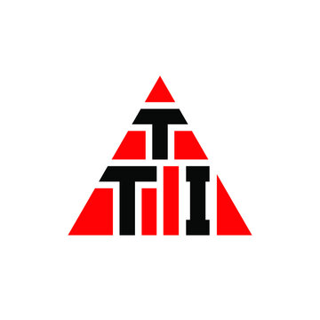 TTI triangle letter logo design with triangle shape. TTI triangle logo design monogram. TTI triangle vector logo template with red color. TTI triangular logo Simple, Elegant, and Luxurious Logo. TTI 