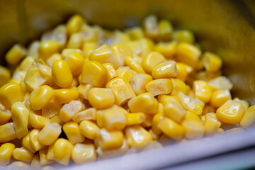close up of corn