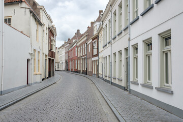 Bosstraat Bergen op Zoom, Noord-Brabant province, The Netherlands