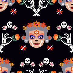 Catrina Calavera pattern 12