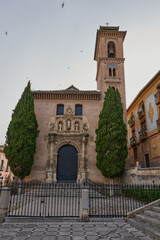 Naklejka premium Church of Santa Ana in Granada, Spain. 