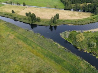 Eggesin, Zusammenfluss von Uecker und Randow