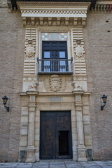 Fototapeta na wymiar View of the Palacio de los Cordova in Granada Spain 
