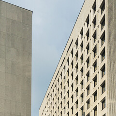 Bergen Brutalist Style Architecture. Architectural Photography.