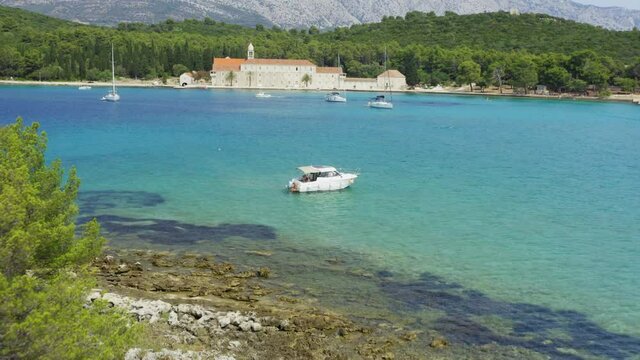 Small islet near Badija island, Korcula, Adriatic Sea, Croatia
