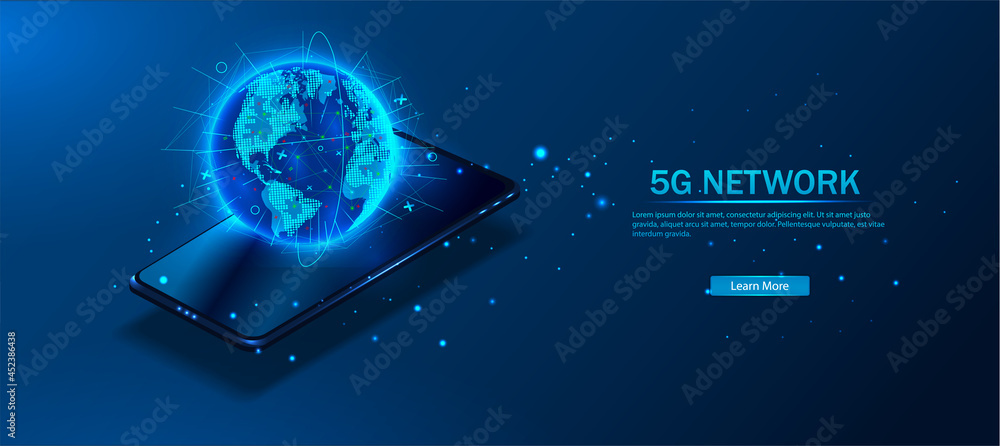 Poster high-speed connection to the world wide web from anywhere in the world via the mobile internet. the 