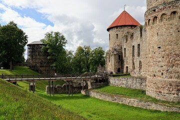 old castle in the country