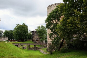 Fototapeta na wymiar castle in the park