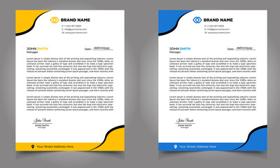Business Letterhead Design Template 