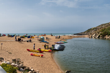 Porto Novo beach inTorres Vedras Portugal