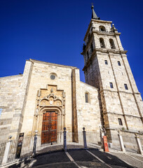 Historic city of Alcala de Henares next to the city of Madrid