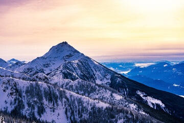 Mt Cartier Sunset Glow