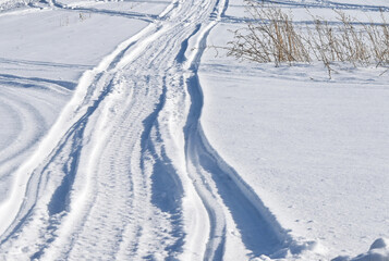 Snowmobile Tracks
