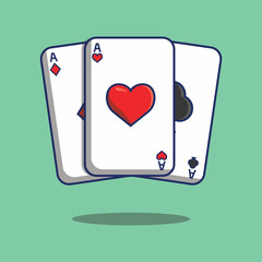 playing cards casino vector illustration design 
