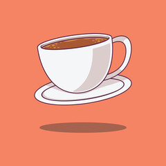 Coffee Drinks Flat Icons Vector Design