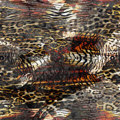 vibrant color abstract pattern design