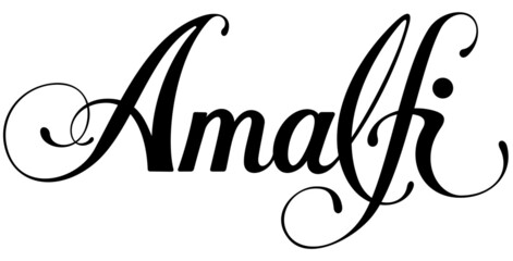 Amalfi - custom calligraphy text © Peterfactors