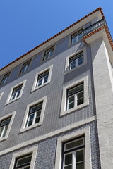 Obraz premium Façade d’immeuble à Lisbonne, Portugal