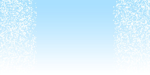 Amazing falling snow Christmas background. Subtle